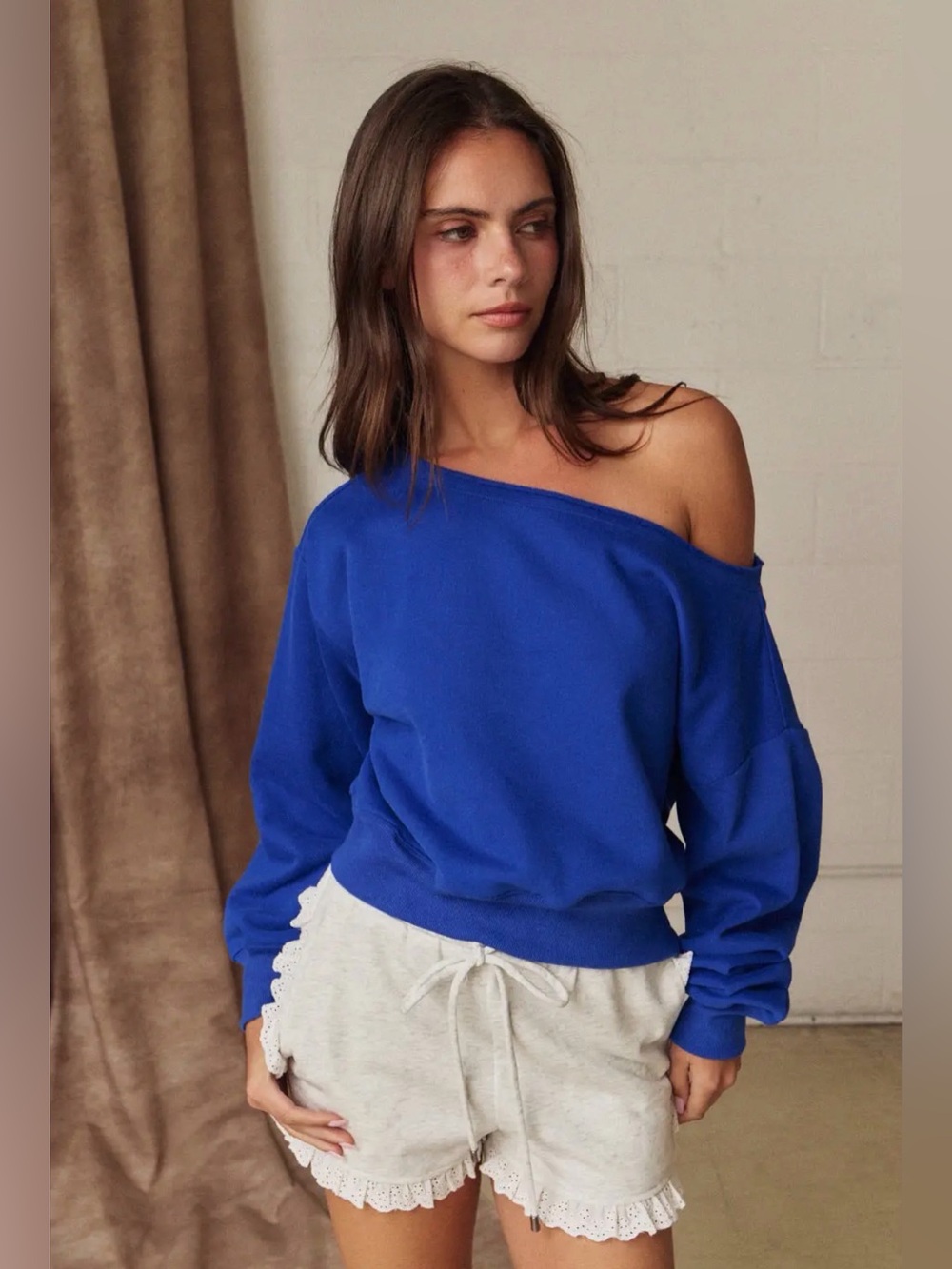 Alina Sweatshirt - Cobalt
